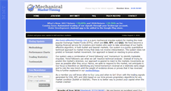 Desktop Screenshot of mechanicalmarkettiming.com