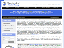 Tablet Screenshot of mechanicalmarkettiming.com
